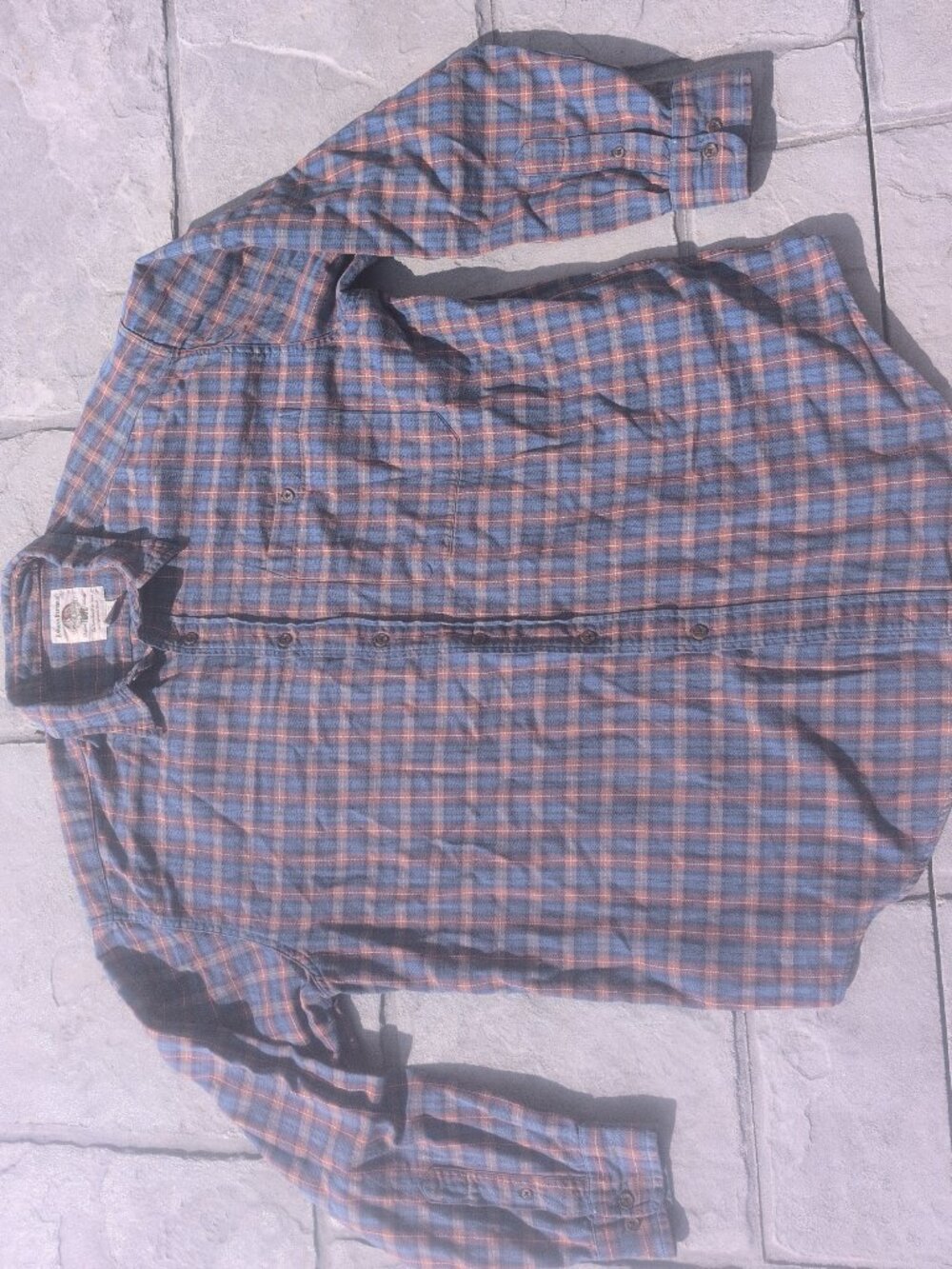 Vintage Banana Republic (Made in USA) Flannel Style Plaid Shirt - XL